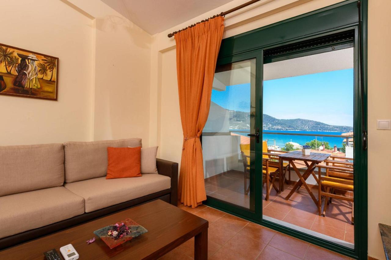 Zoe'S Sea View Apartment Skala Potamia  Zewnętrze zdjęcie