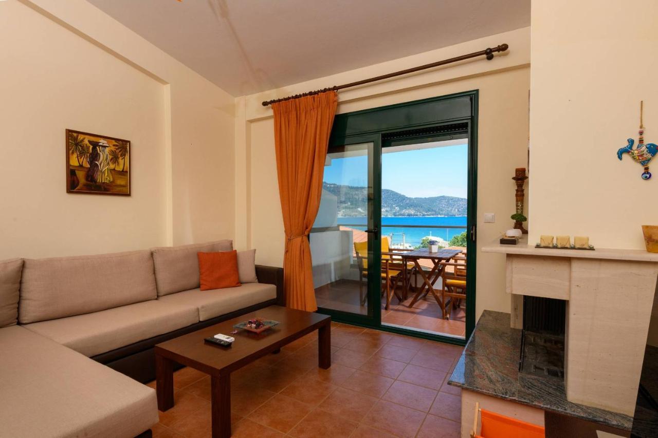 Zoe'S Sea View Apartment Skala Potamia  Zewnętrze zdjęcie