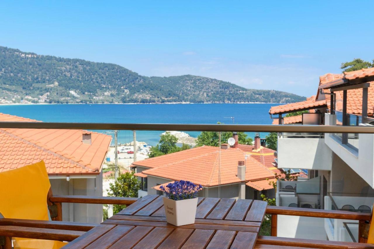 Zoe'S Sea View Apartment Skala Potamia  Zewnętrze zdjęcie