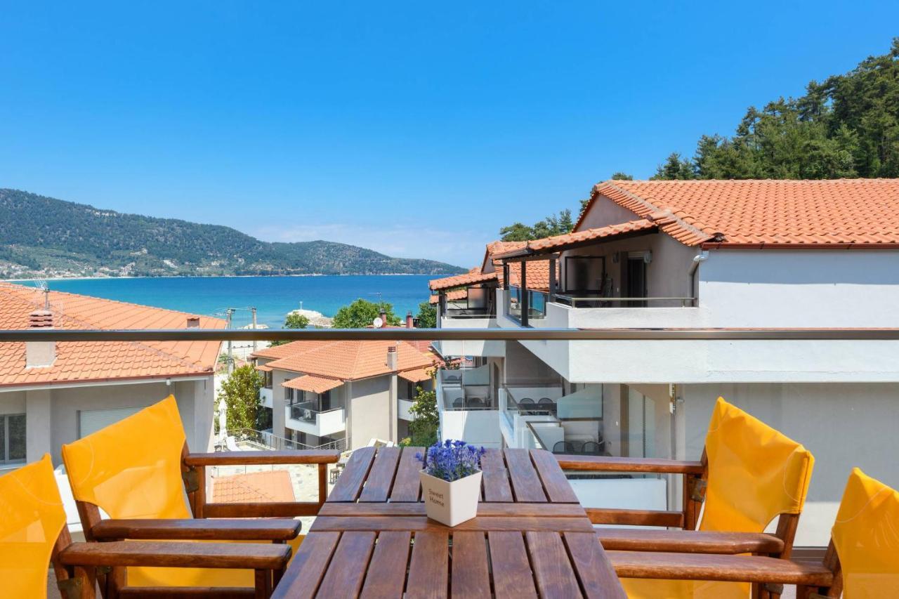 Zoe'S Sea View Apartment Skala Potamia  Zewnętrze zdjęcie